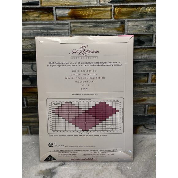 Hanes Silk Reflections Vintage Pantyhose NWT 1996 Soft Taupe Size CD Style 715 - Picture 2 of 7